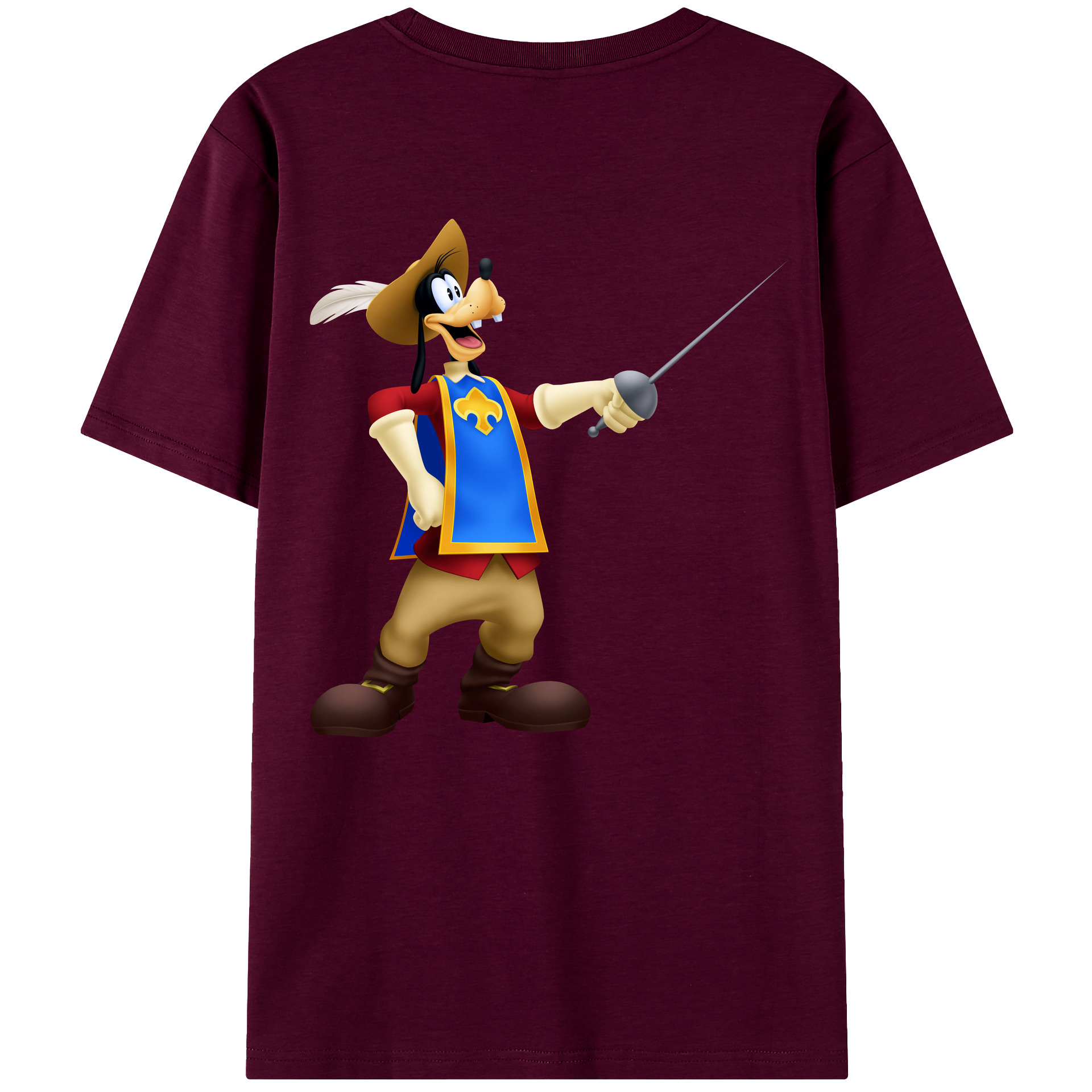 （画像用） ミッキーマウス Mickey Mouse レディース半袖Tシャツ(バックプリント)